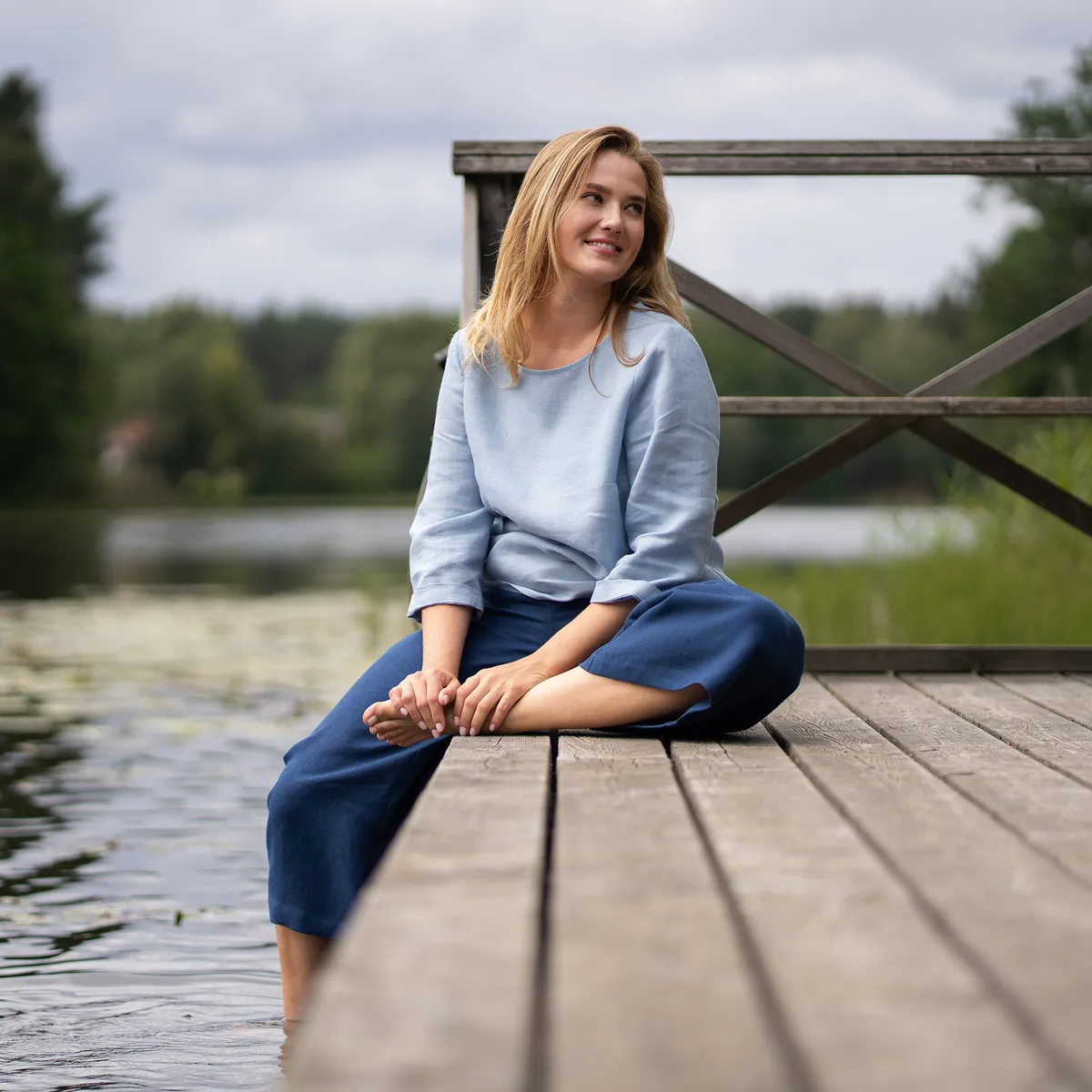 Linen Culottes Lana 4