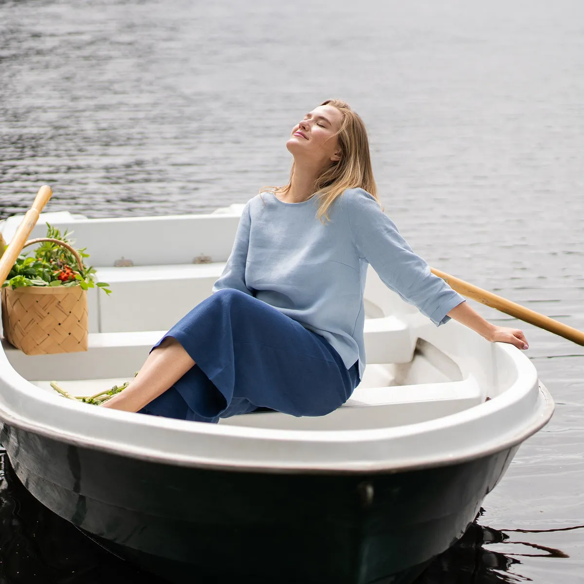 Linen Culottes Lana 5