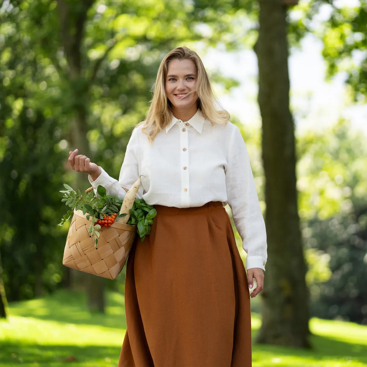 Linen Long Sleeve Shirt Rebeca 13