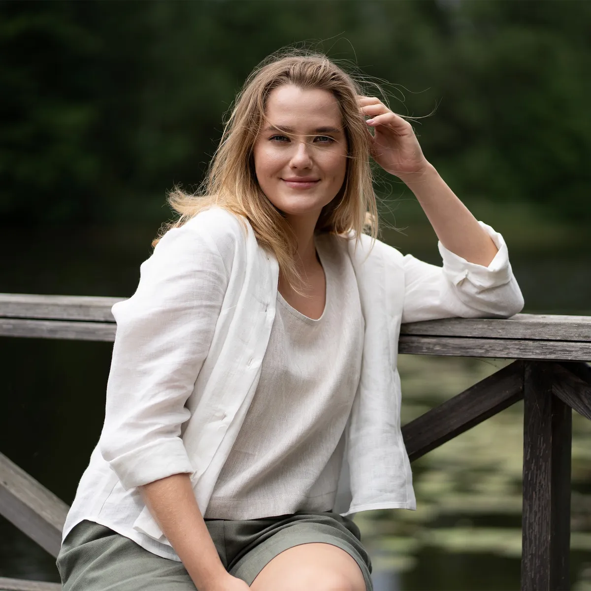 Linen Long Sleeve Shirt Rebeca 15
