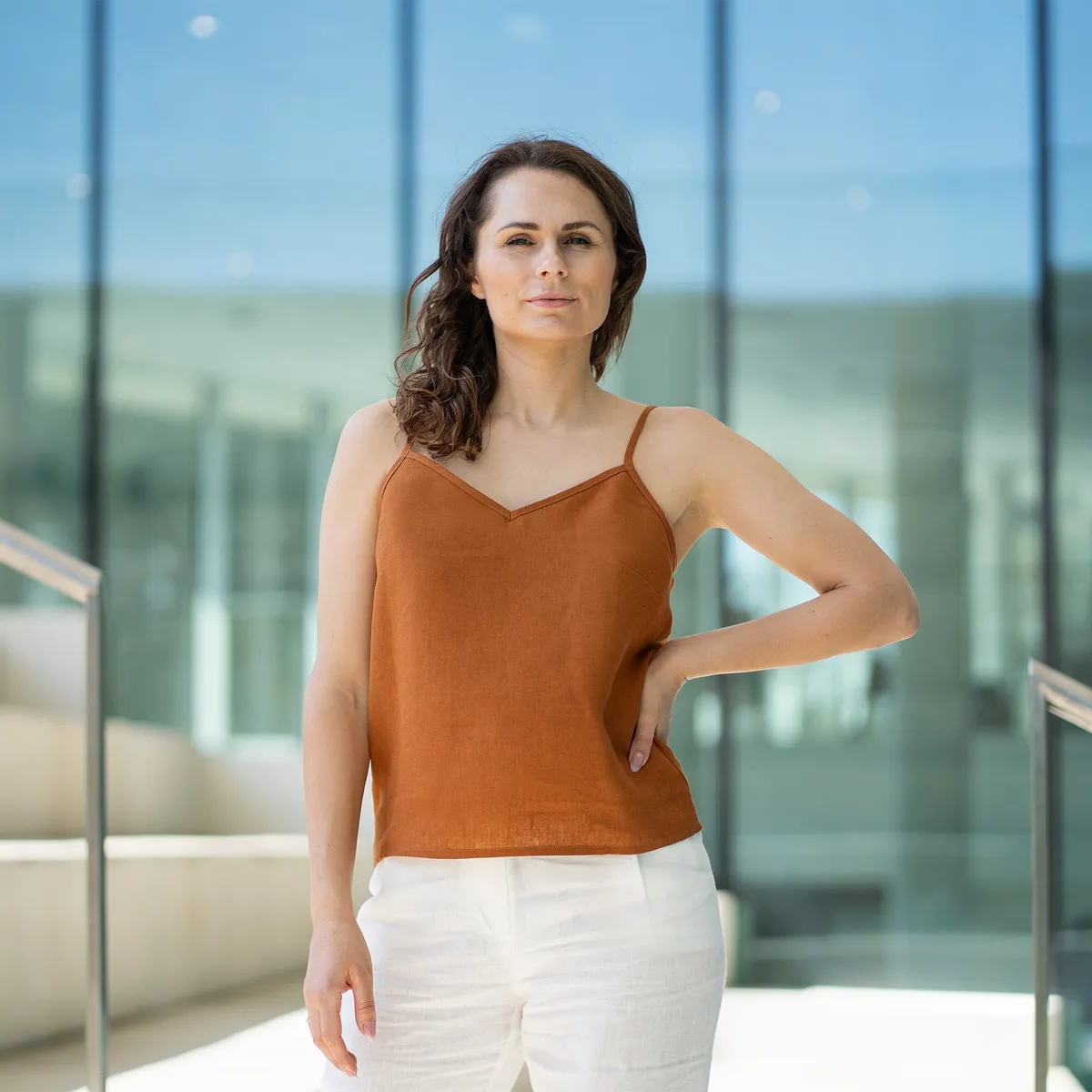 Linen Slip Top Kim 5