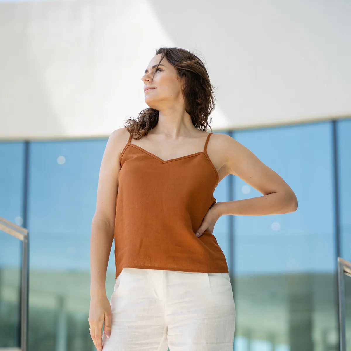 Linen Slip Top Kim 6