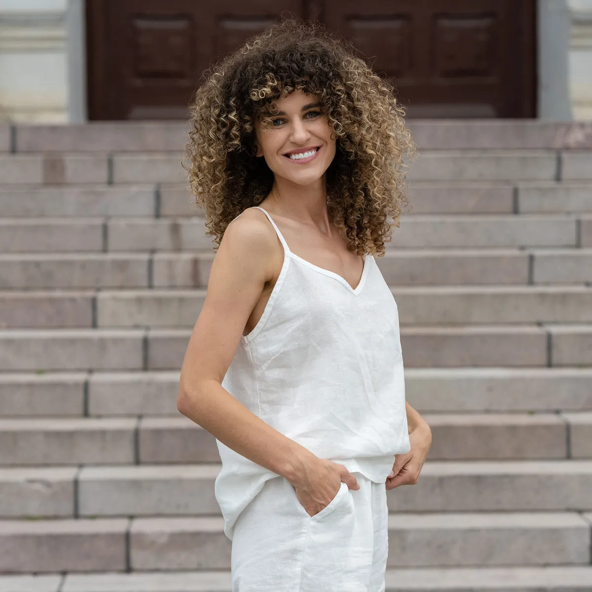 Linen Slip Top Kim 9