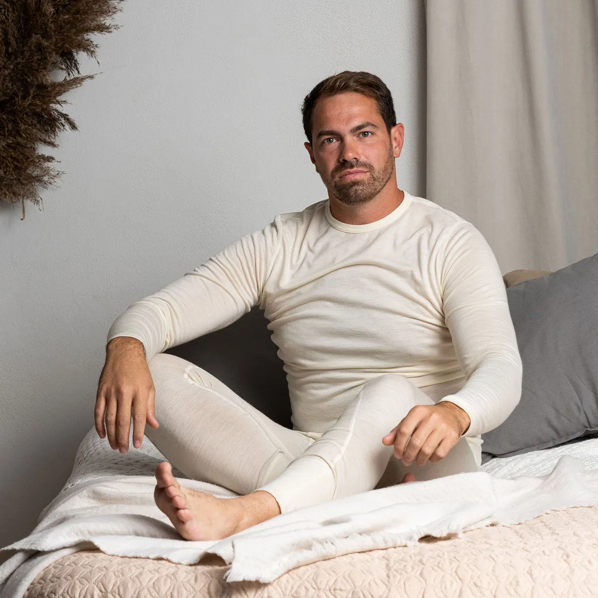 Men's 160 Merino Pants Natural 2