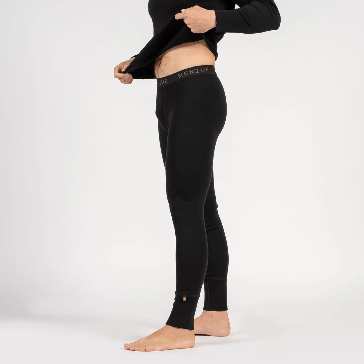 Men's 250 Long Sleeve & Bottom 2-Piece Black 8