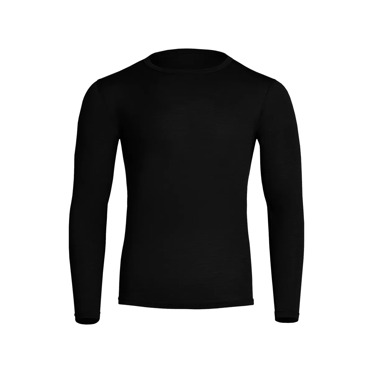 Men's Light Long Sleeve Crew UPF 35+ Black 5