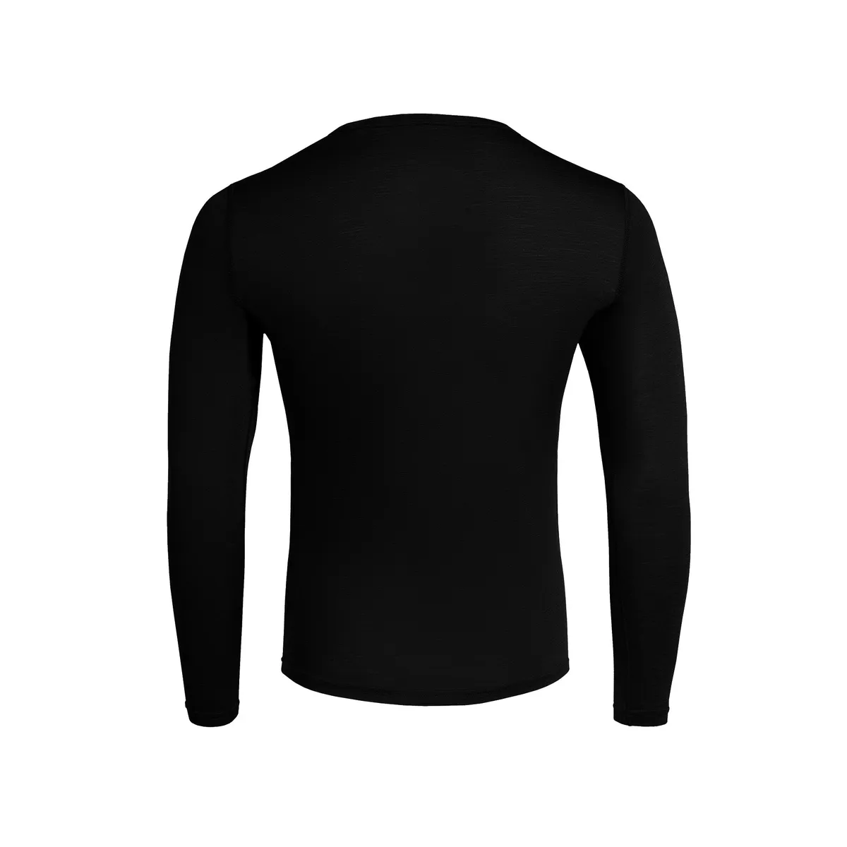Men's Light Long Sleeve Crew UPF 35+ Black 6