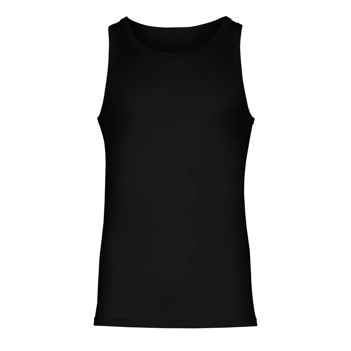 Men's Merino Tank Top Black 6