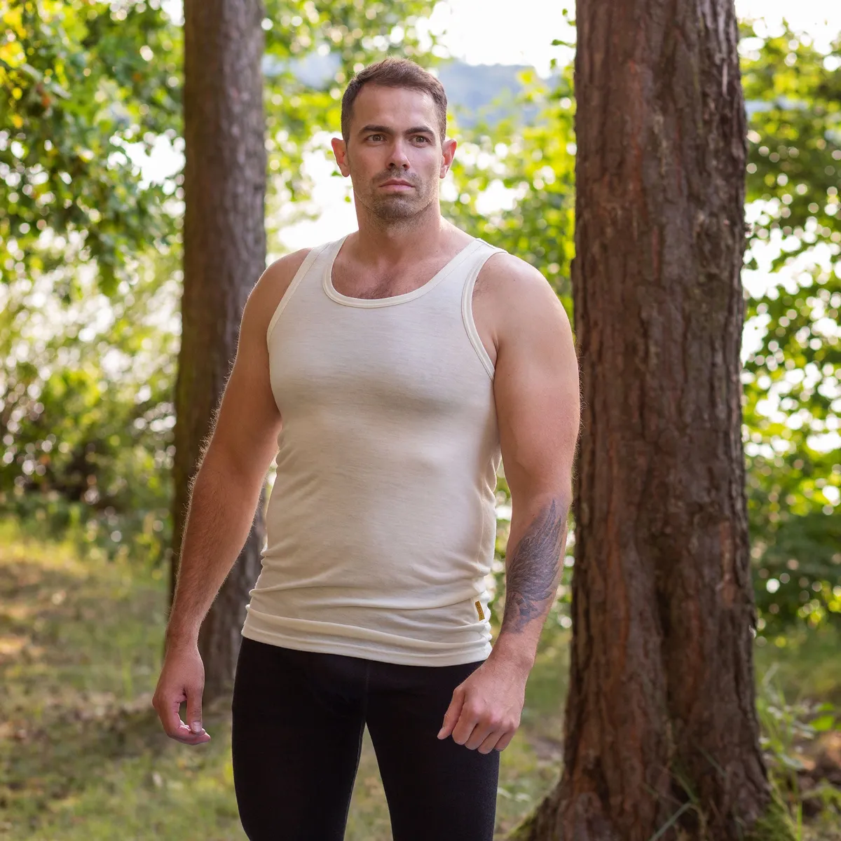 Men's Merino Undershirt Tank Top 8