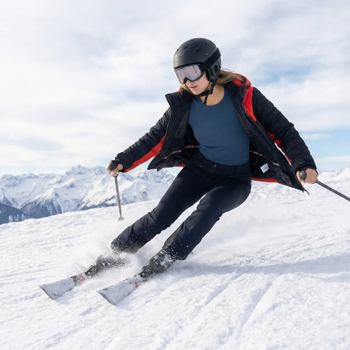 Women's 100% Merino Base Layer Set Denim 8