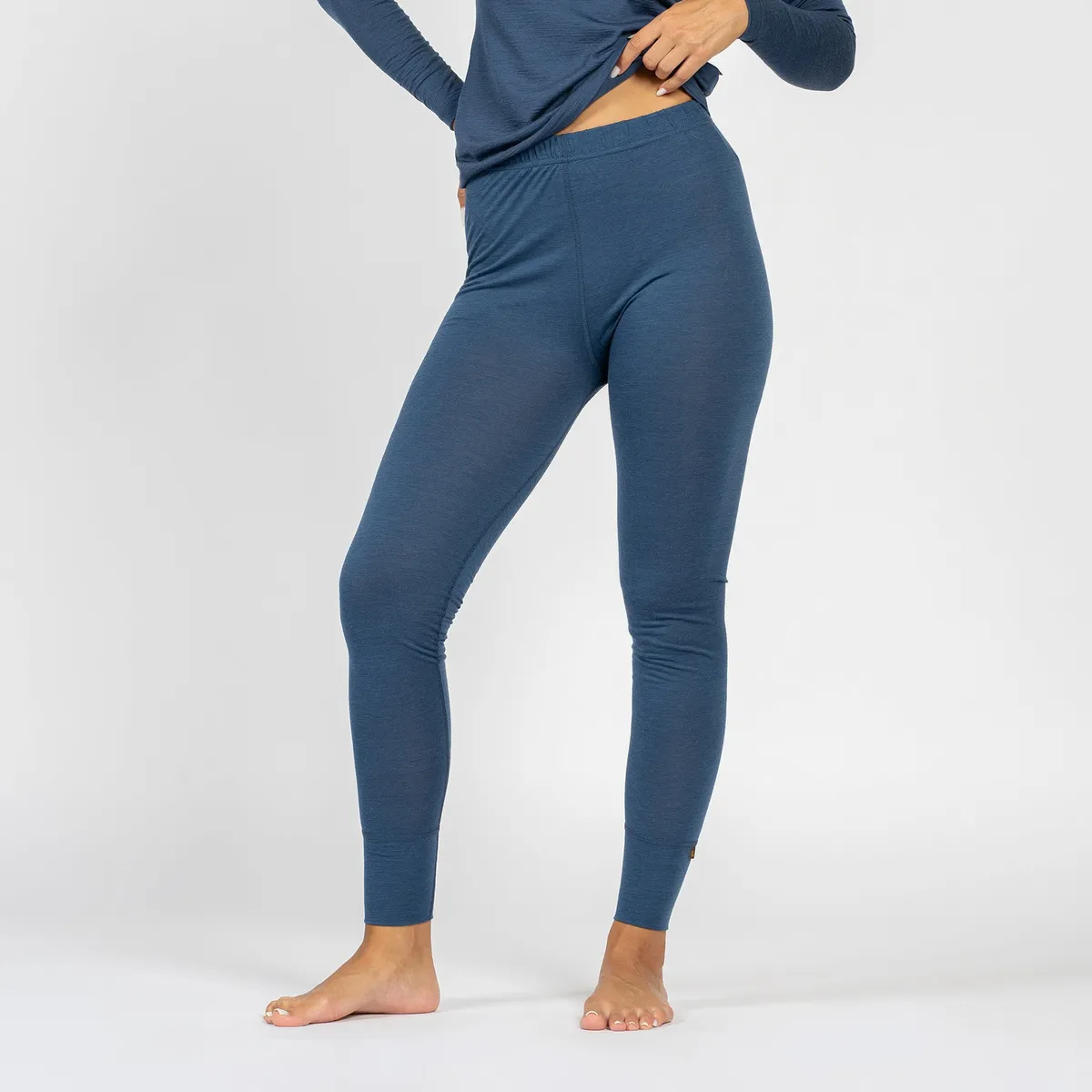 Women's 100% Merino Base Layer Set Denim 10