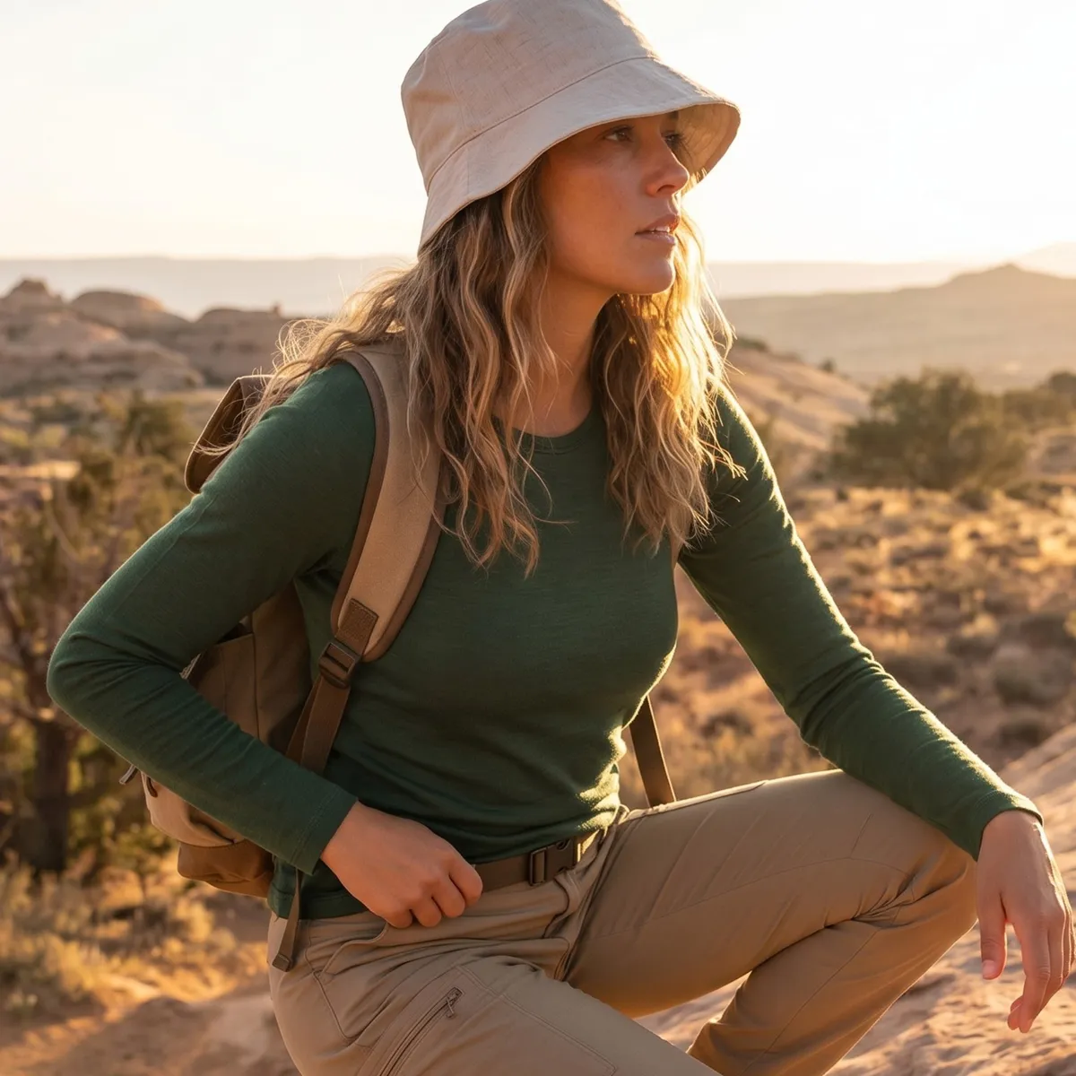 Women's 160 Merino Sun Protective Long Sleeve Crew