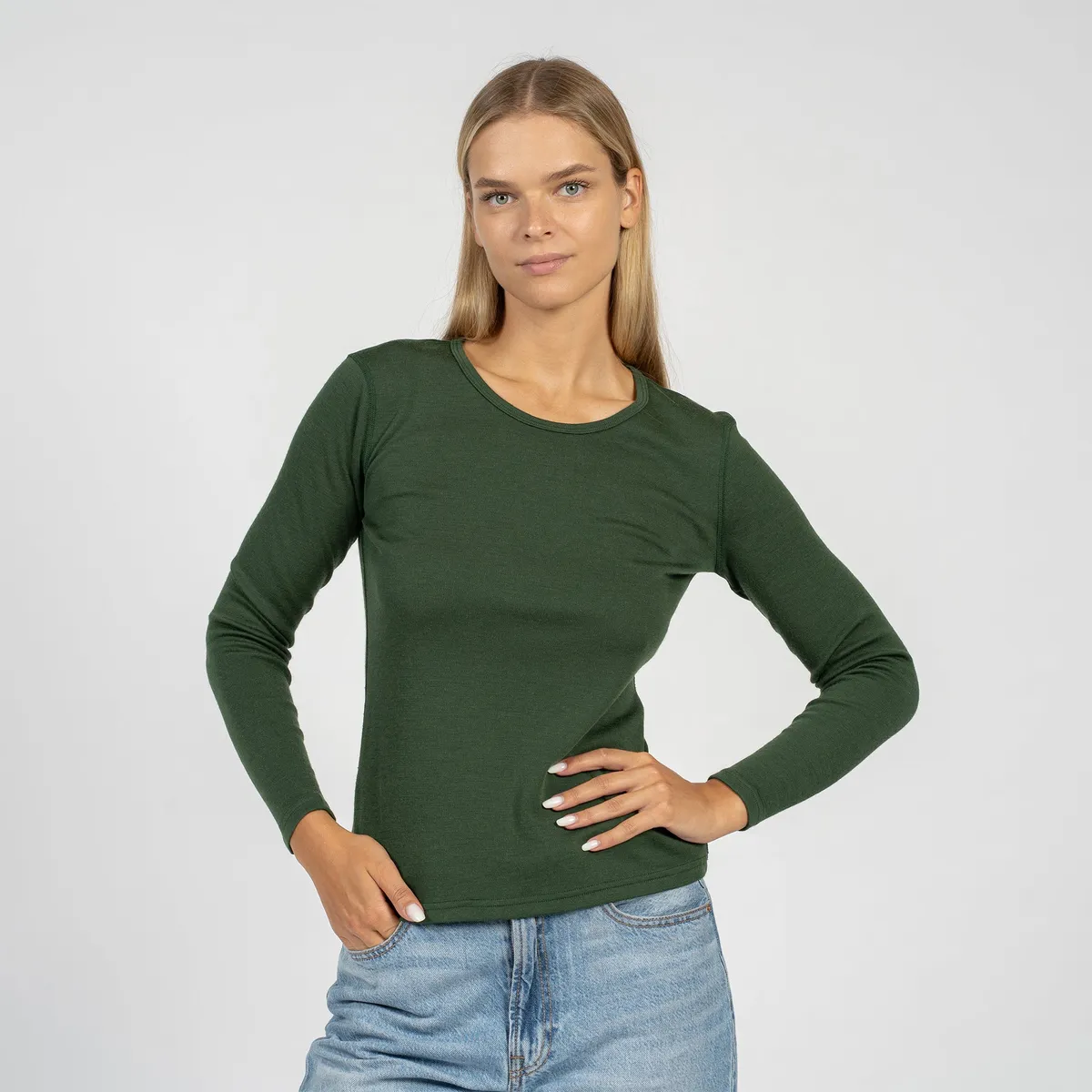 Women's 160 Merino Sun Protective Long Sleeve Crew 3