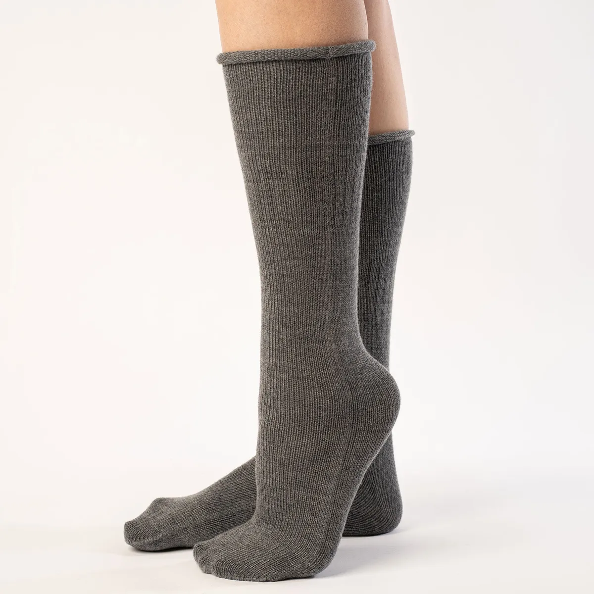 Women's Knit Socks Merino Dark Gray 3