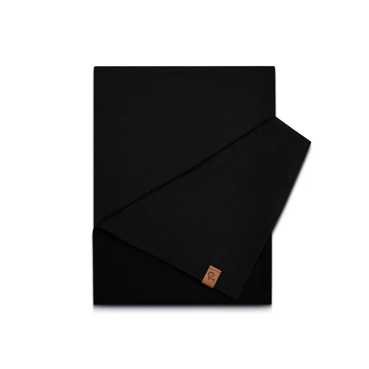 Women's Merino Scarf Black 2