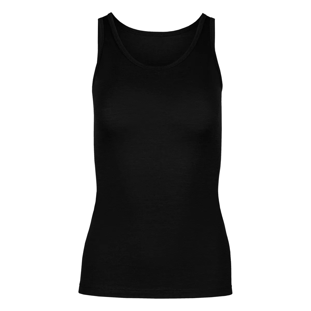 Women's Merino Tank Top Black 5