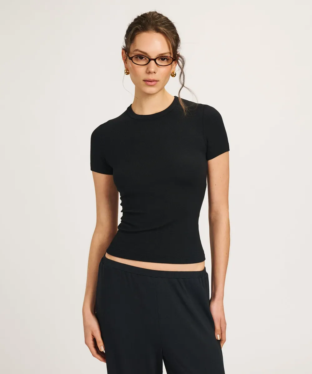 Baby Rib Short Sleeve Tee 15