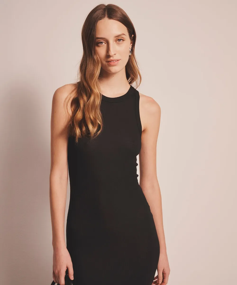 Baby Rib Tank Mini Dress 4