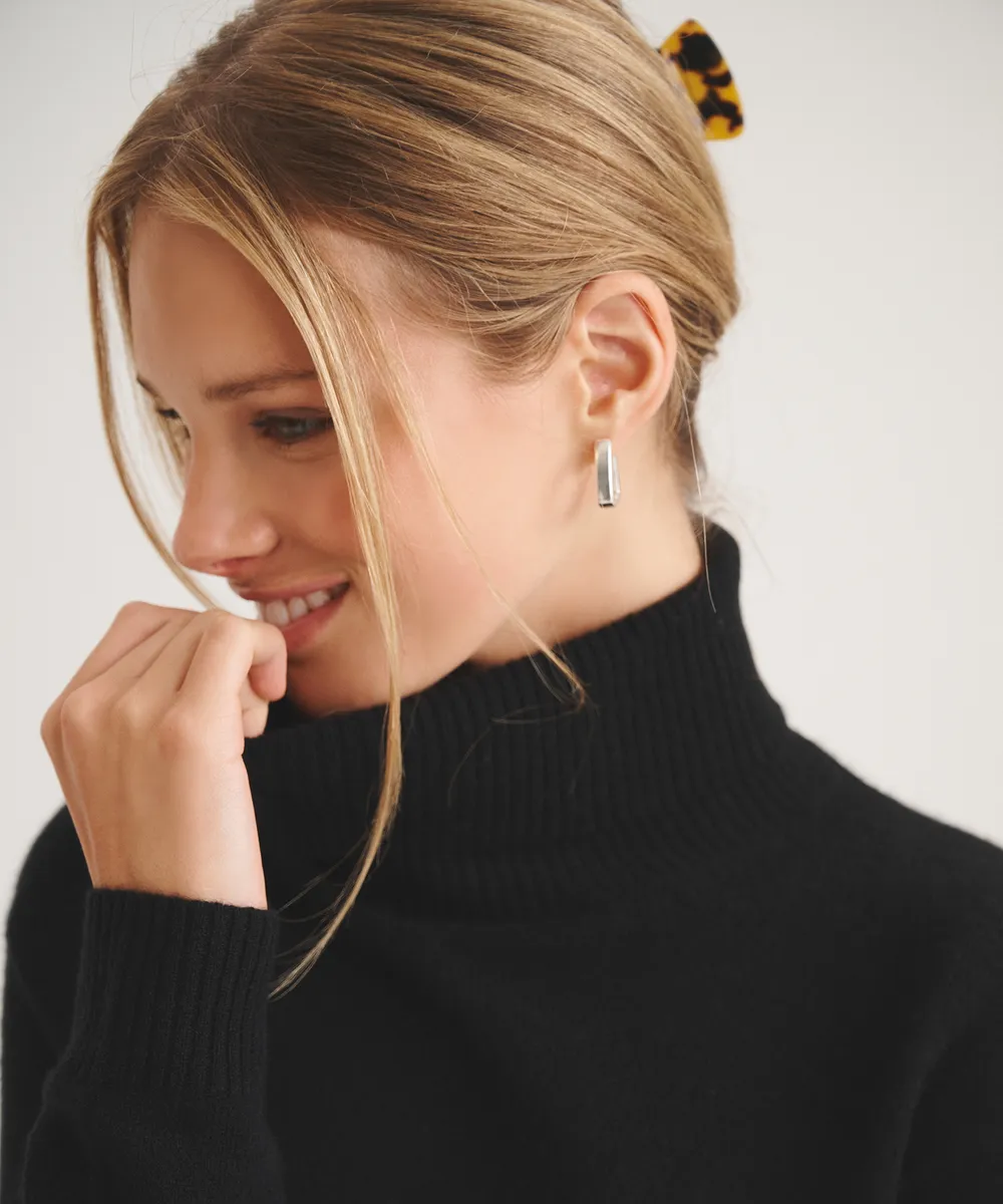 Basic Cashmere Turtleneck Sweater 12