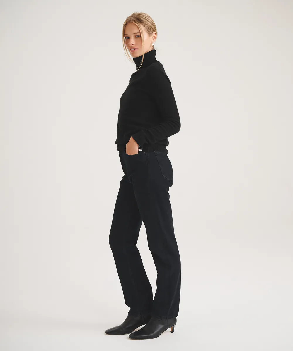Basic Cashmere Turtleneck Sweater 13