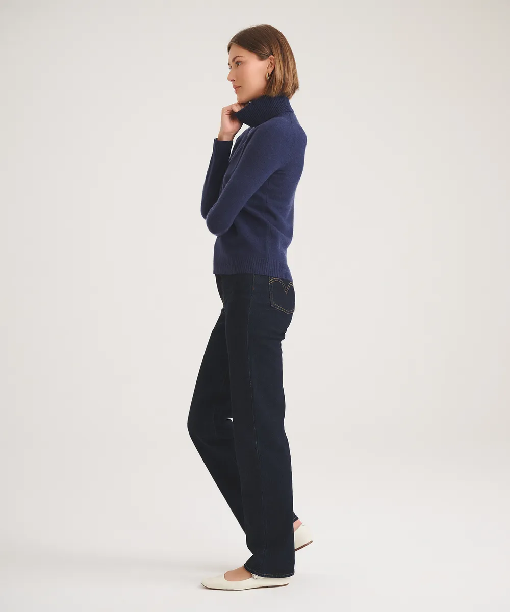 Basic Cashmere Turtleneck Sweater 18
