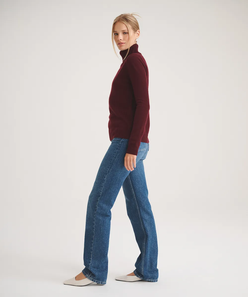 Basic Cashmere Turtleneck Sweater 20