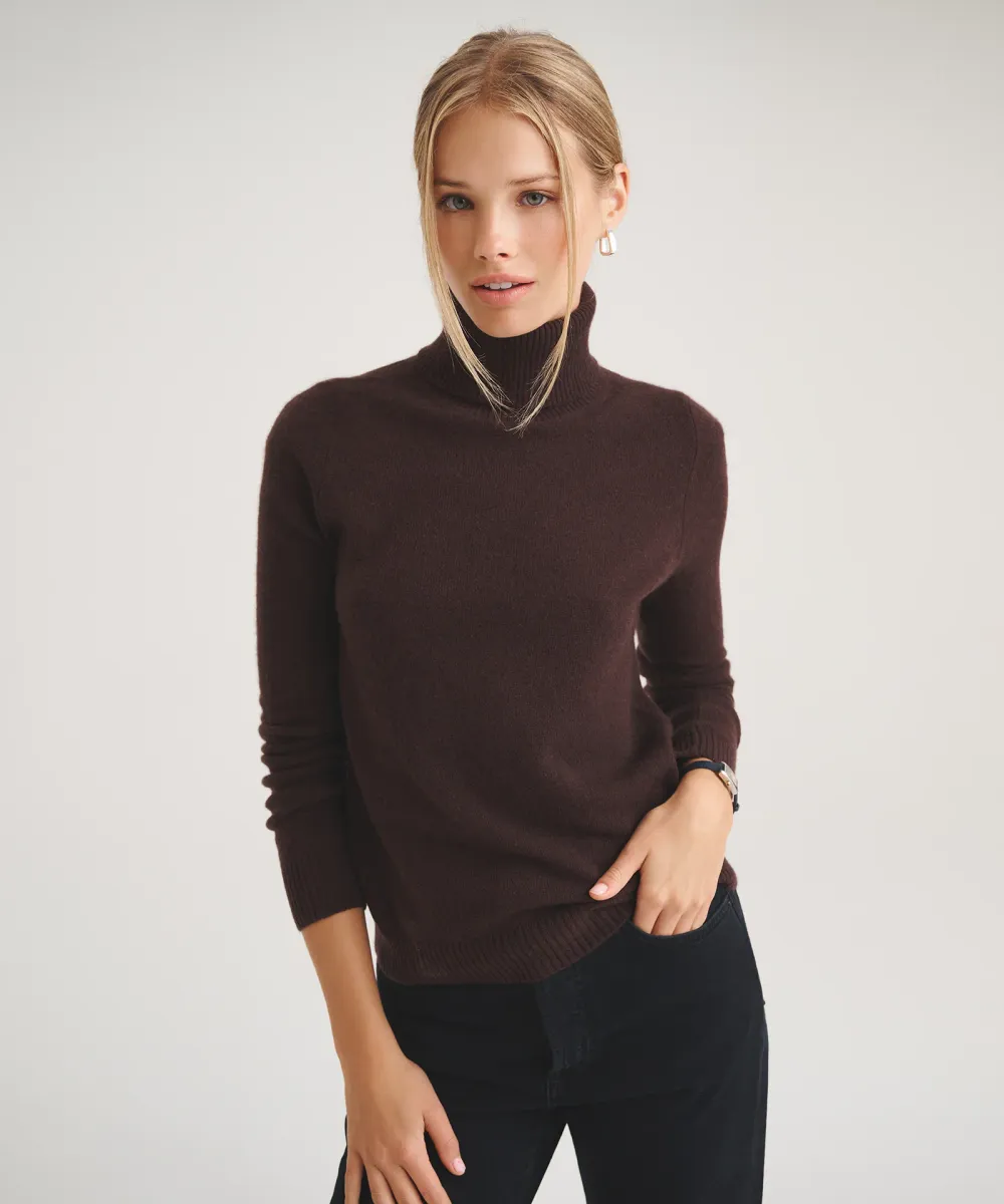 Basic Cashmere Turtleneck Sweater 3