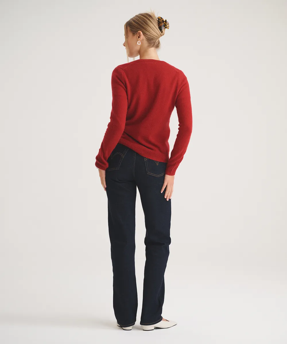 Basic Cashmere V-Neck Sweater  8