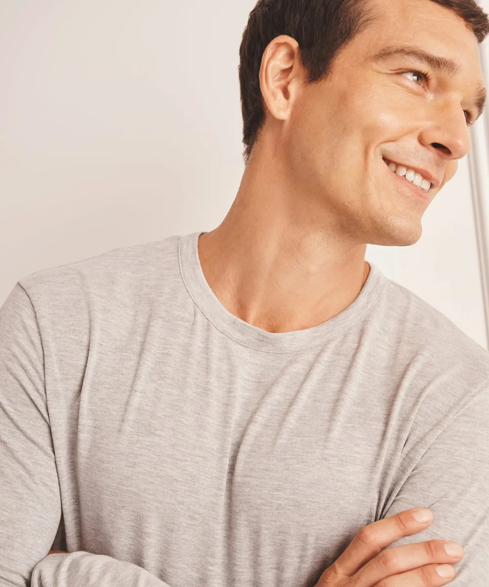 Breathable Long Sleeve Sleep Tee 2