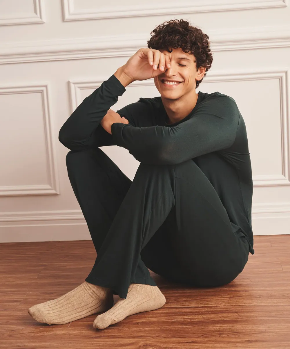 Breathable Long Sleeve Sleep Tee 3