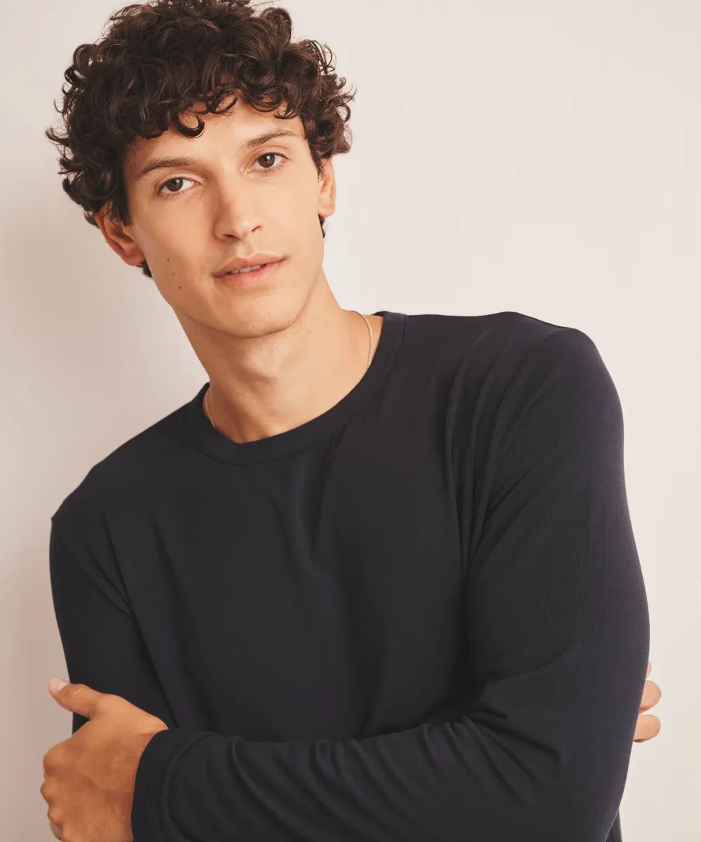 Breathable Long Sleeve Sleep Tee 5