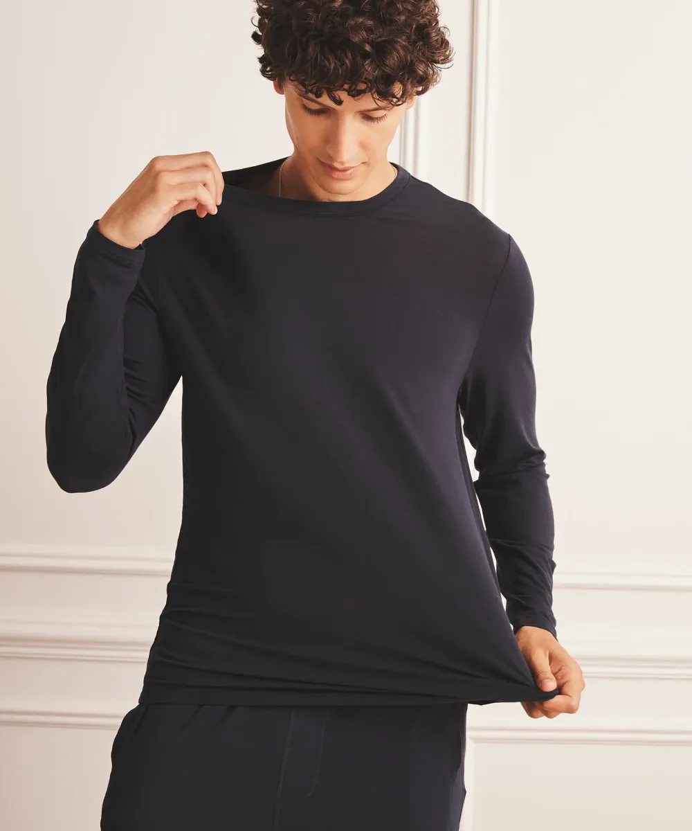 Breathable Long Sleeve Sleep Tee 6