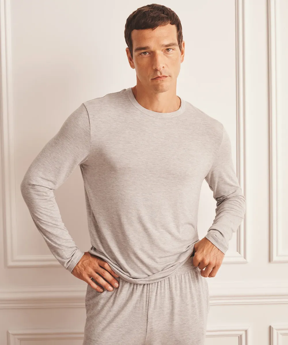 Breathable Long Sleeve Sleep Tee 9