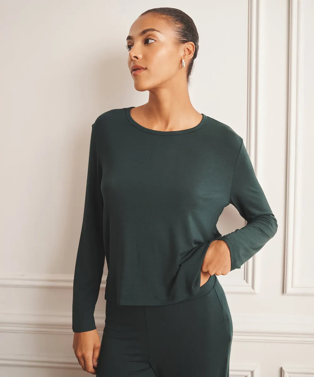 Breathable Long Sleeve Sleep Tee 3