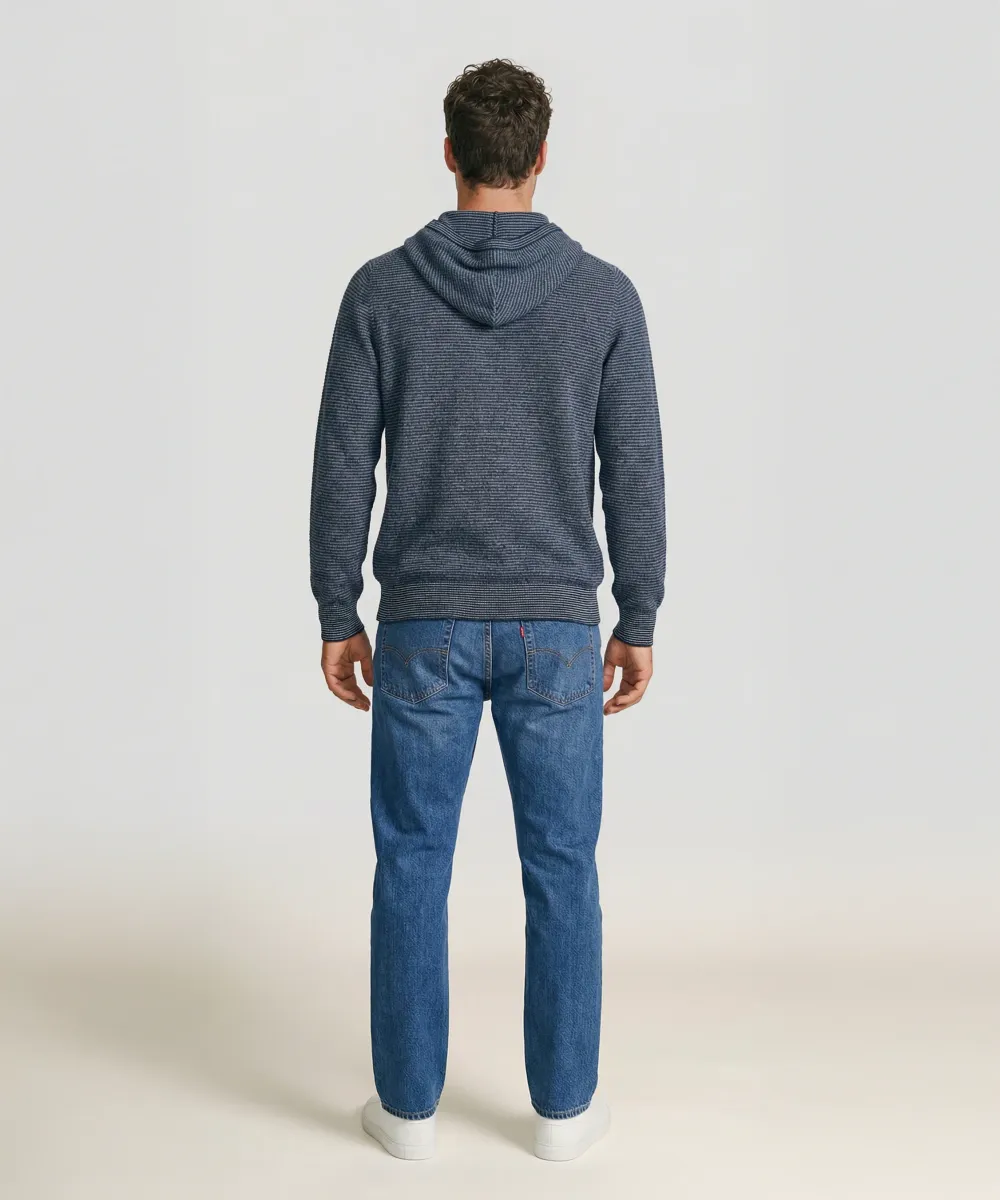 Cashmere Striped Hoodie 3