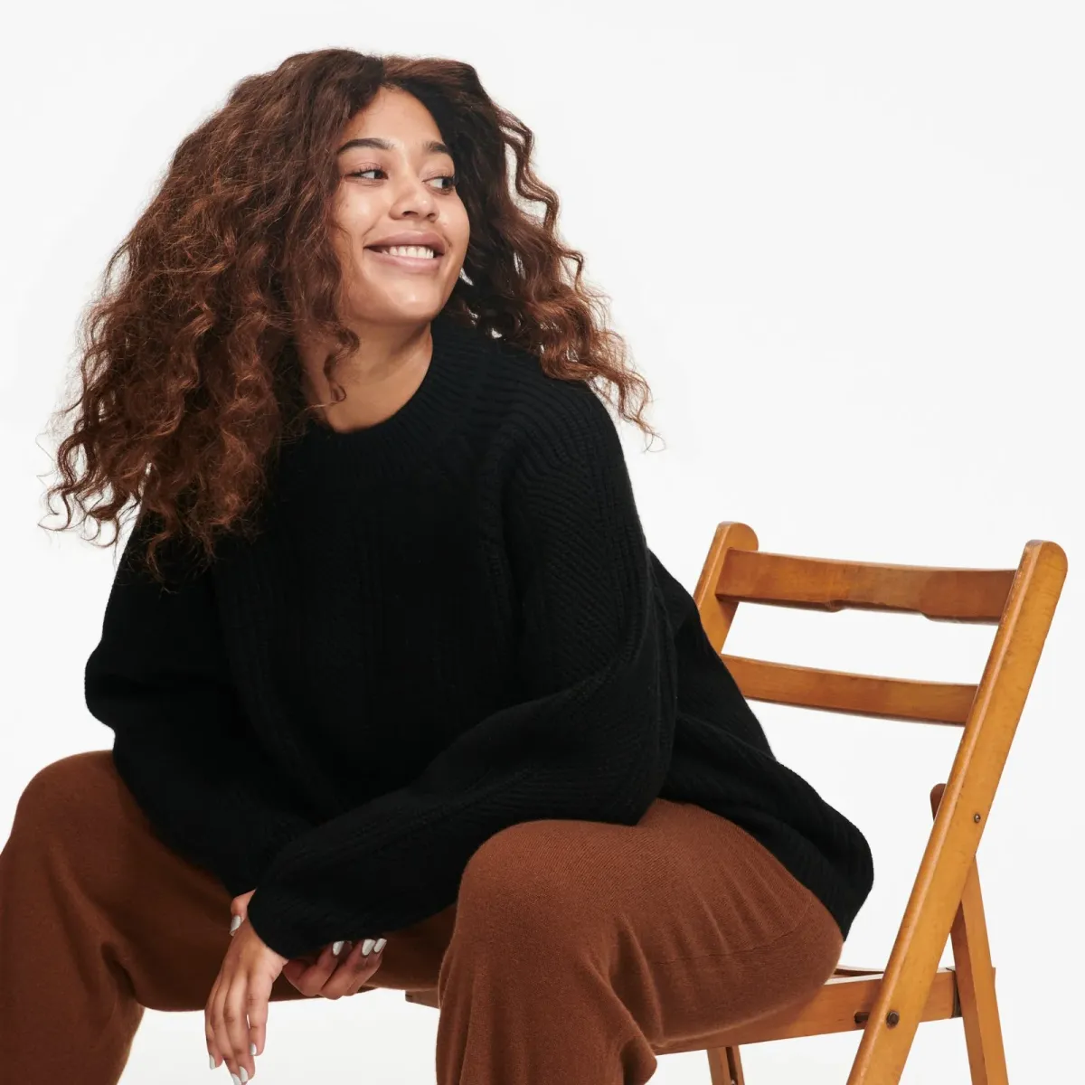 Cashmino Textured Crewneck Sweater 19