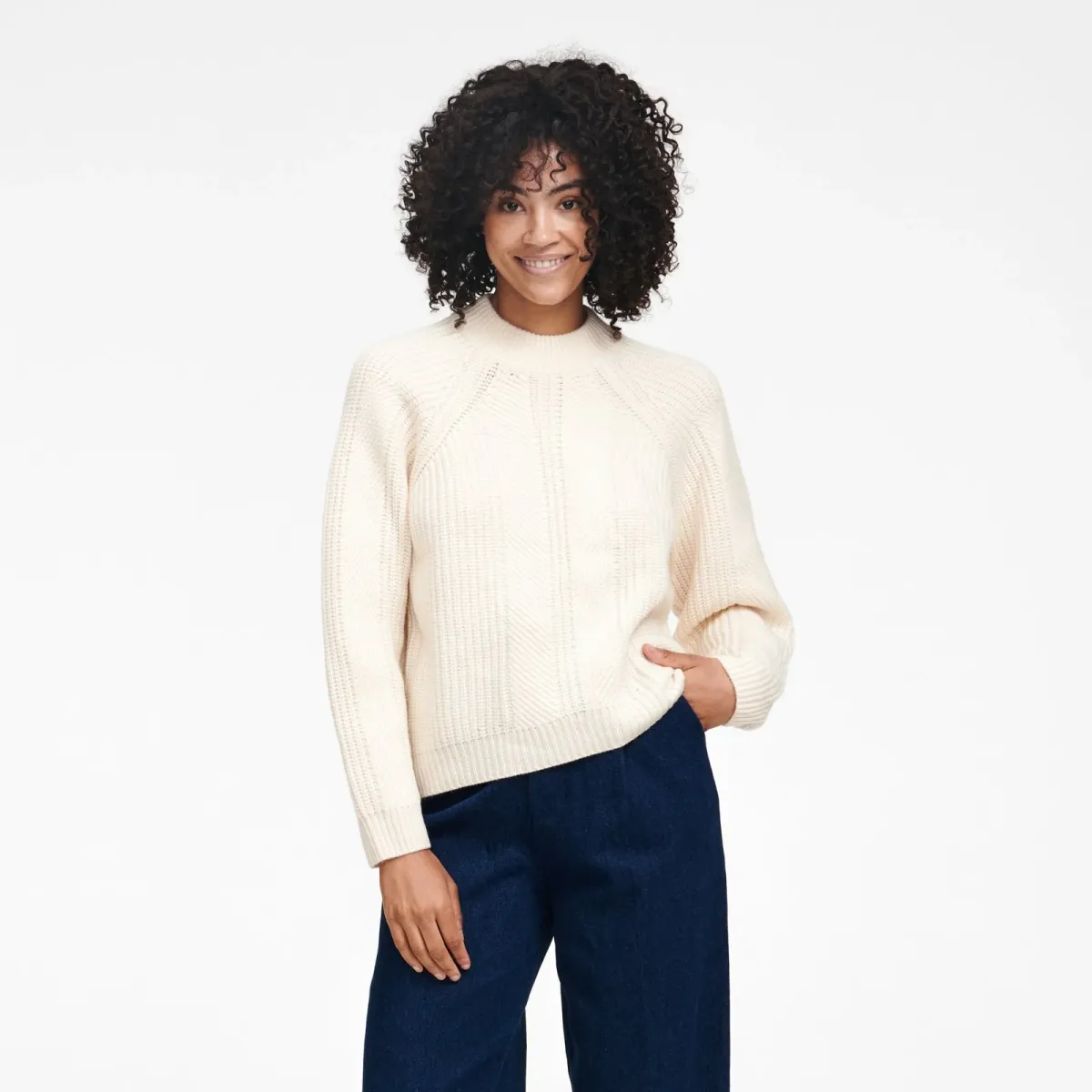 Cashmino Textured Crewneck Sweater 3