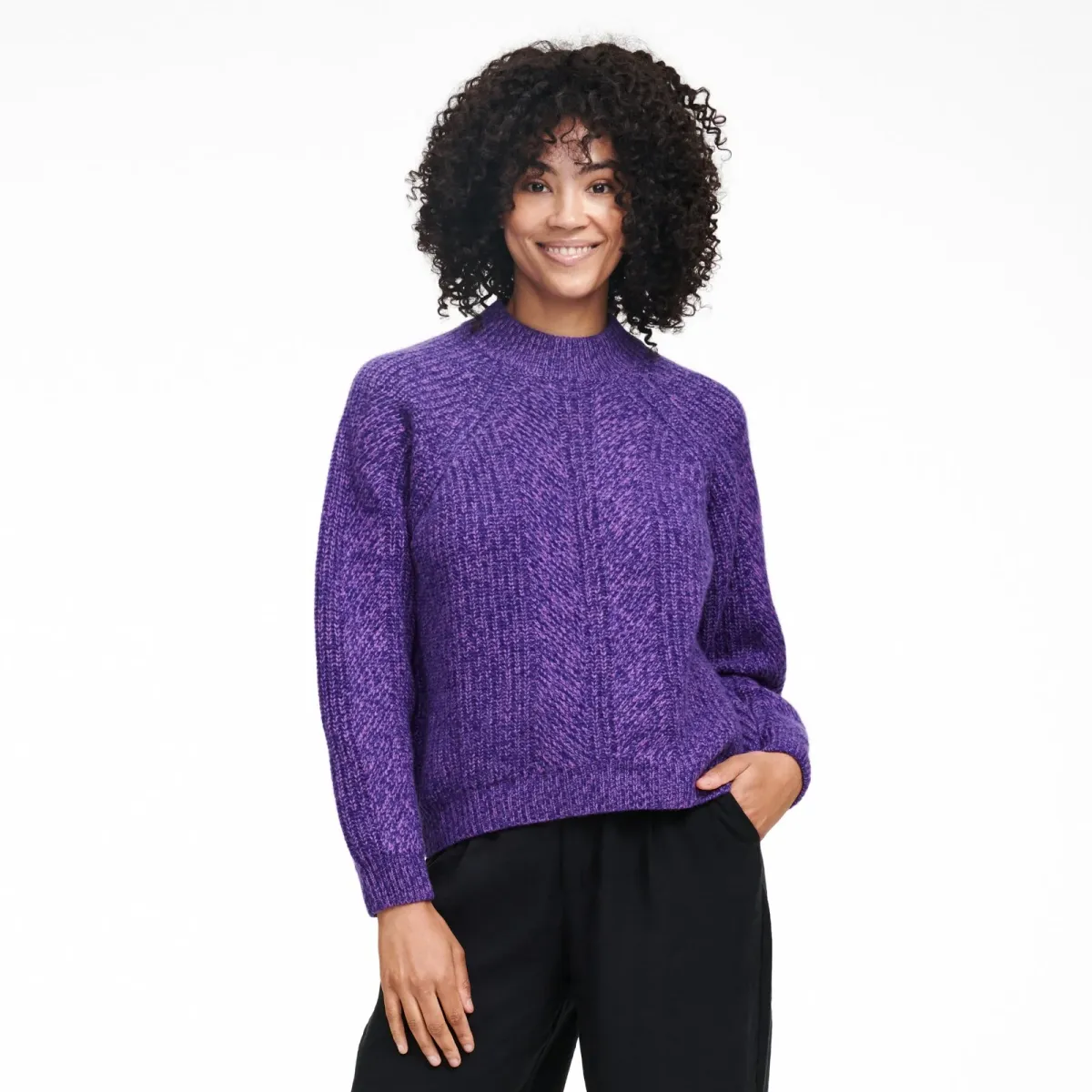 Cashmino Textured Crewneck Sweater 4