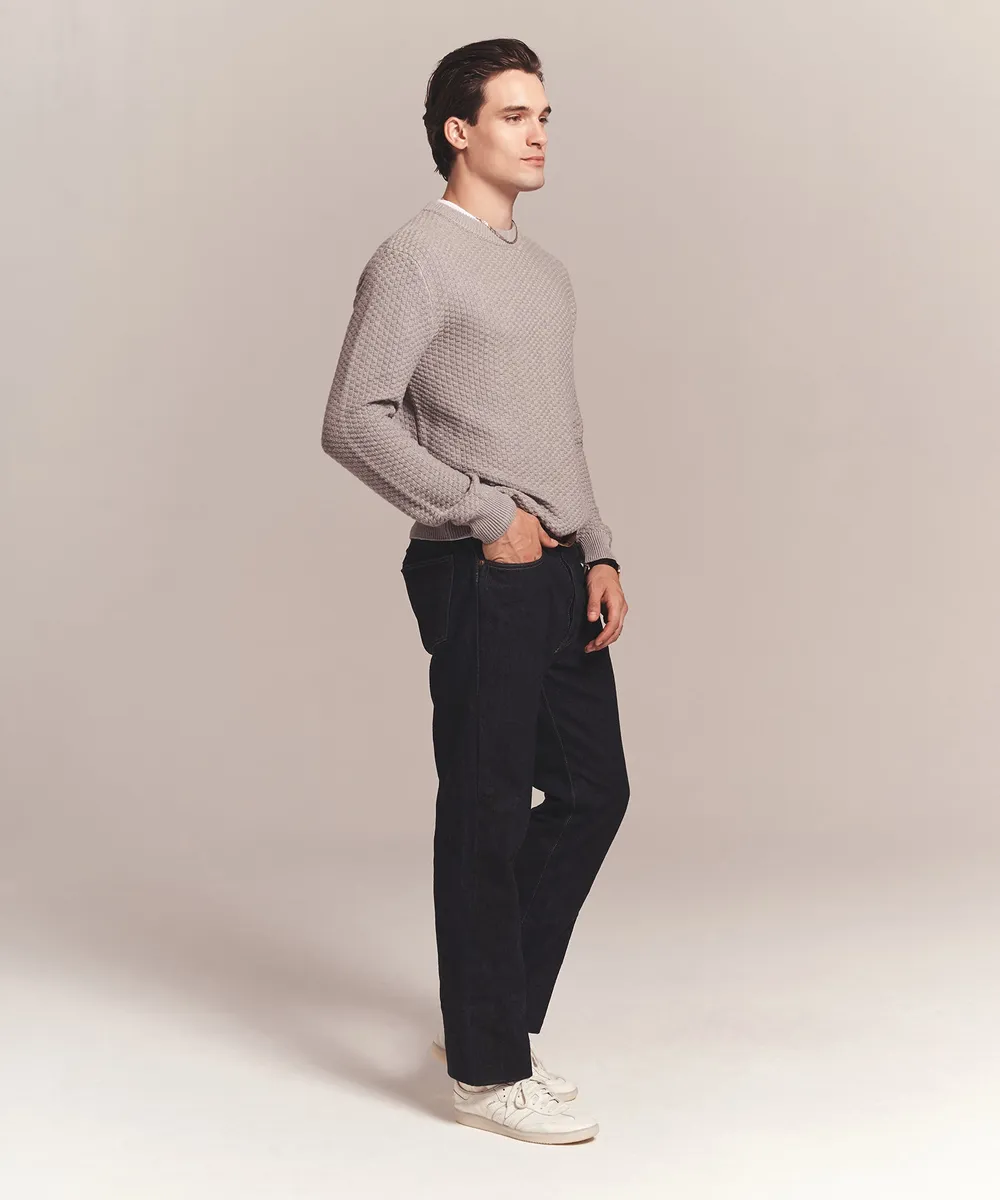 Cotton Cashmere Textured Crewneck 13