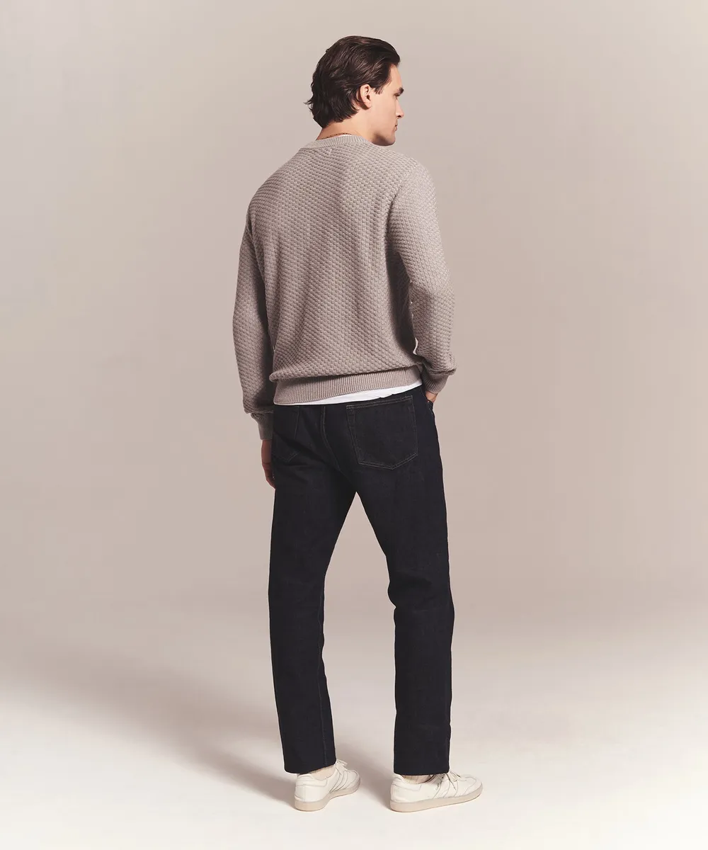 Cotton Cashmere Textured Crewneck 14
