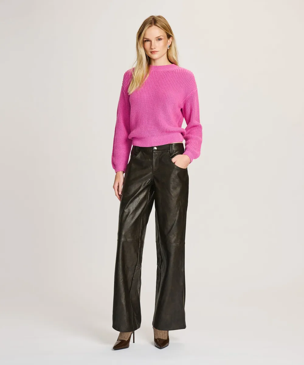 Cotton Fisherman Crewneck Sweater 7