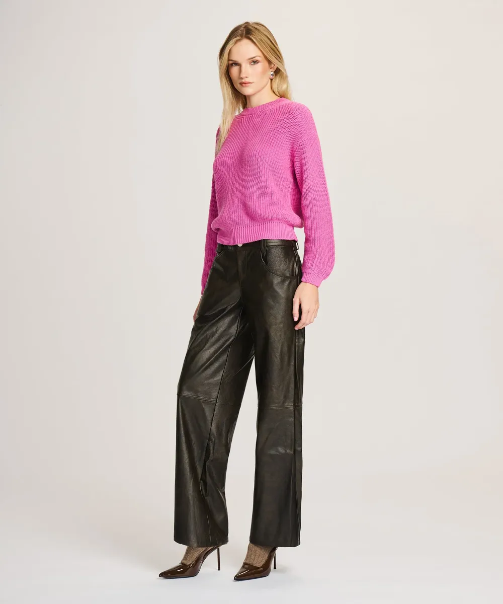 Cotton Fisherman Crewneck Sweater 8