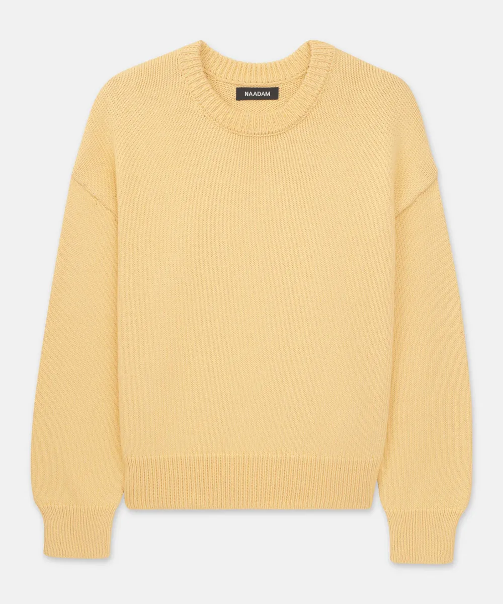 Cotton Relaxed Crewneck Sweater 31