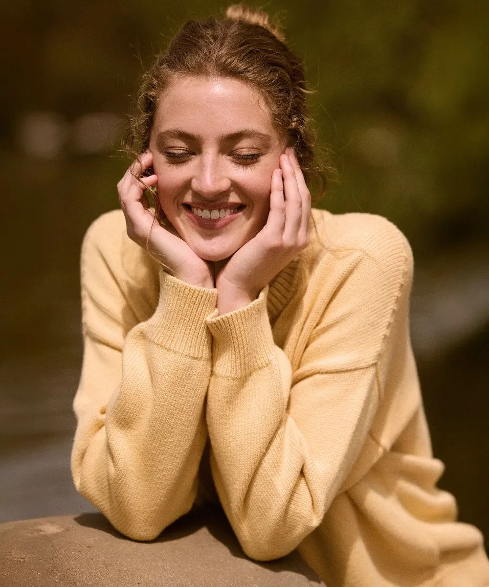 Cotton Relaxed Crewneck Sweater 5