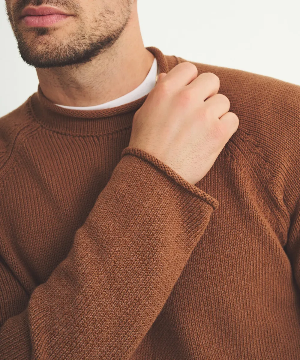 Cotton Relaxed Rollneck Sweater 2