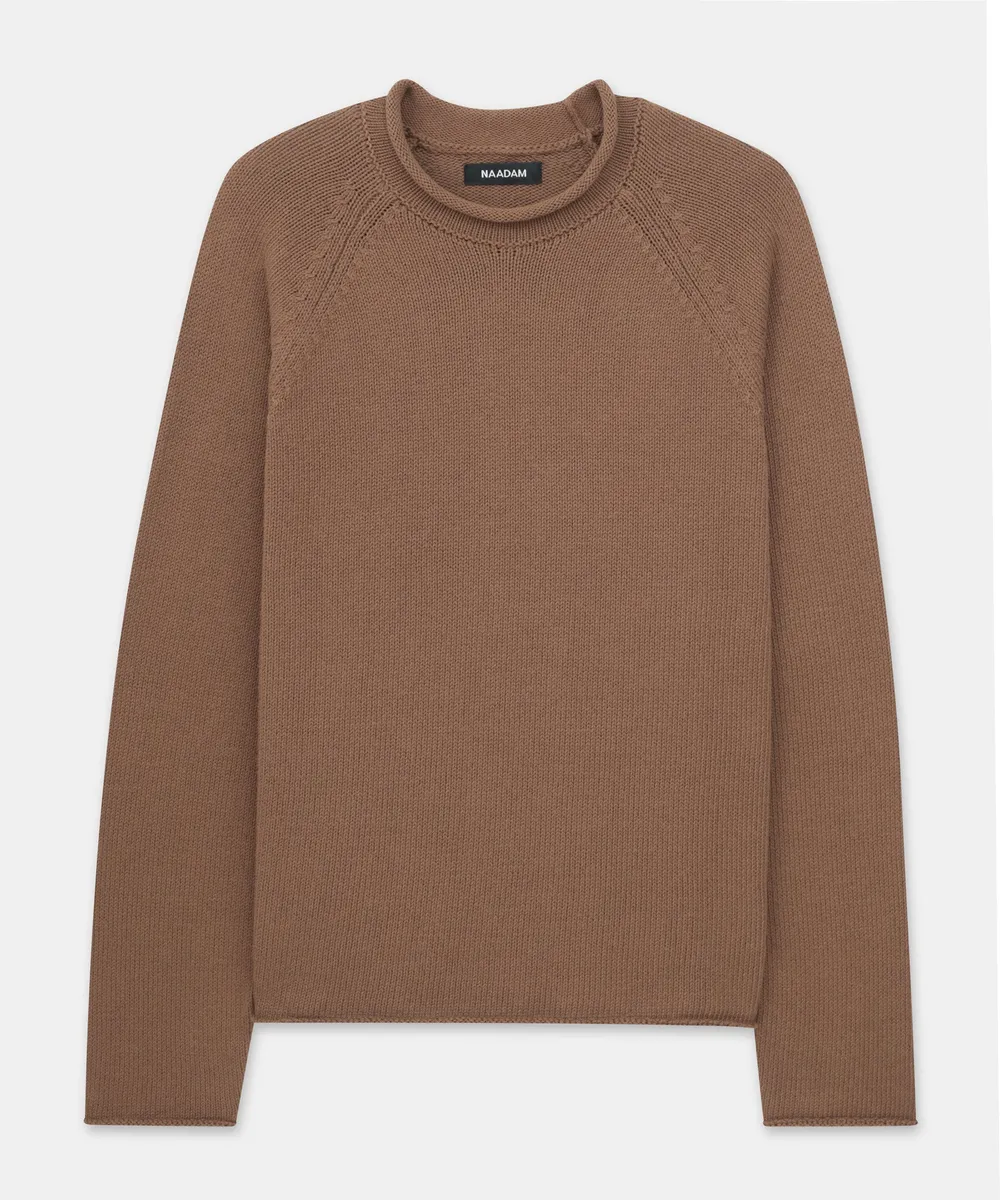 Cotton Relaxed Rollneck Sweater 14