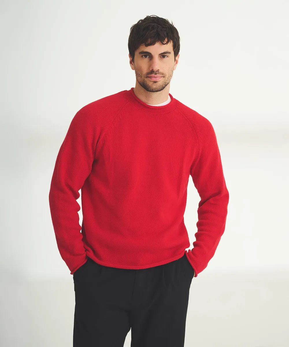 Cotton Relaxed Rollneck Sweater 4
