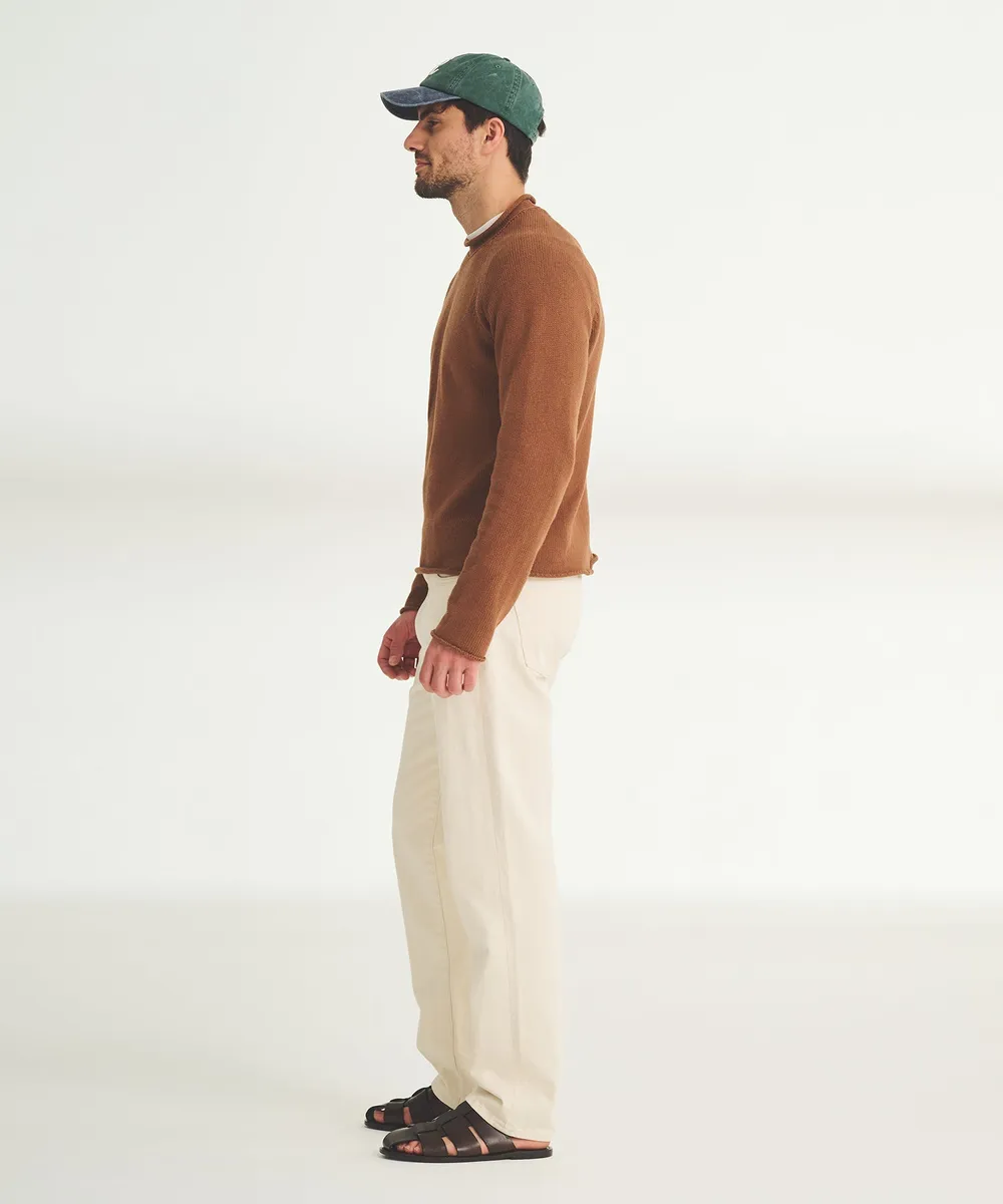 Cotton Relaxed Rollneck Sweater 7