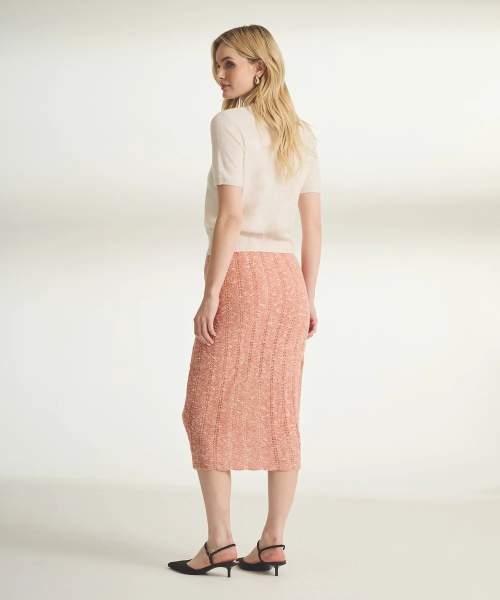 Cotton Silk Pointelle Skirt 4