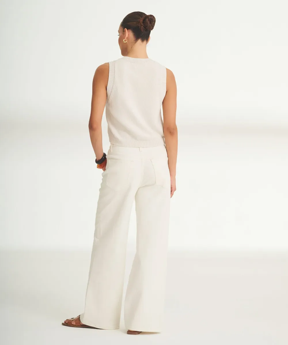 Cotton Sleeveless Cardigan 11